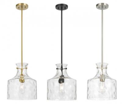 PERRON 1 LIGHT PENDANT. ANT GOLD, NICKEL, BLACK